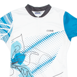 SPORTS DIVISION Cycling Mens Jersey White 1/2 Zip M