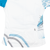 SPORTS DIVISION Cycling Mens Jersey White 1/2 Zip M