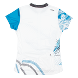 SPORTS DIVISION Cycling Mens Jersey White 1/2 Zip M