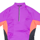 INOC Cycling Womens Jersey Purple 1/4 Zip L