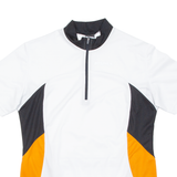 BRUNEX Cycling Mens Jersey White 1/2 Zip L