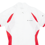 VAUDE Cycling Mens Jersey White 1/4 Zip L