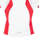VAUDE Cycling Mens Jersey White 1/4 Zip L