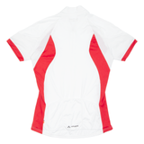 VAUDE Cycling Mens Jersey White 1/4 Zip L