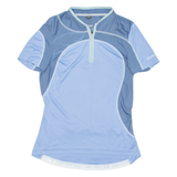 SCOTT Cycling Mens Jersey Blue 1/4 Zip S