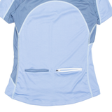 SCOTT Cycling Mens Jersey Blue 1/4 Zip S