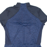 Cycling Mens Jersey Blue 1/4 Zip M