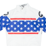 ASSOS Cycling Mens Jersey White USA Full Zip S