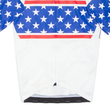 ASSOS Cycling Mens Jersey White USA Full Zip S