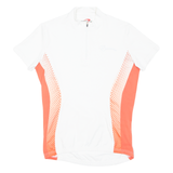 CROSSWAVE Cycling Mens Jersey Orange 1/4 Zip S