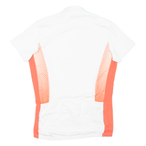 CROSSWAVE Cycling Mens Jersey Orange 1/4 Zip S