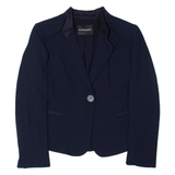 EMPORIO ARMANI Womens Blazer Jacket Blue S