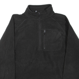 STARTER Mens Fleece Black 1/2 Zip L