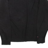 TOMMY HILFIGER Mens Jumper Black Tight Knit M