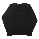 TOMMY HILFIGER Mens Jumper Black Tight Knit M