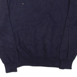 POLO RALPH LAUREN Womens Jumper Blue Tight Knit L