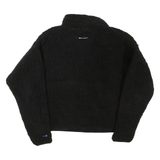 CHAMPION Womens Fleece Black 1/4 Zip M