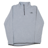 THE NORTH FACE Womens Fleece Grey 1/4 Zip L