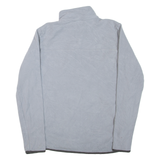 THE NORTH FACE Womens Fleece Grey 1/4 Zip L