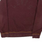 LEVI'S Mens Fleece Maroon L