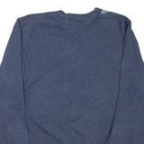 TOMMY HILFIGER Mens Patterned Jumper Blue Argyle V-Neck Tight Knit M