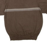 NAUTICA Mens Jumper Green Collared Tight Knit Short Sleeve XL