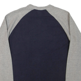 TOMMY JEANS Mens Jumper Grey Colourblock Tight Knit M