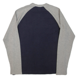 TOMMY JEANS Mens Jumper Grey Colourblock Tight Knit M