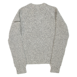 TOMMY HILFIGER Womens Heavy Knit Jumper Grey Chunky Knit M