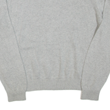 TOMMY HILFIGER Mens Jumper Grey Tight Knit L