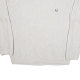 CHAPS RALPH LAUREN Mens Jumper Grey Herringbone Tight Knit XL