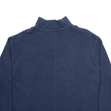 POLO RALPH LAUREN Mens Jumper Blue 1/4 Zip Tight Knit XL
