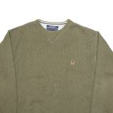TOMMY HILFIGER Mens Jumper Green Tight Knit XL