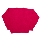 NAUTICA Mens Jumper Red Cable Knit L