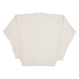 CHAPS RALPH LAUREN Mens Jumper Beige Cable Knit XL