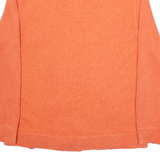 TOMMY HILFIGER Mens Jumper Orange 1/4 Zip Tight Knit XL