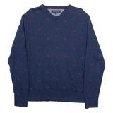 TOMMY HILFIGER Womens Jumper Blue Tight Knit XL