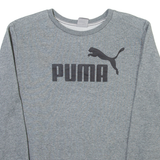 PUMA Mens Sweatshirt Grey Crew Neck M