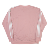 ADIDAS Womens Sweatshirt Pink Crew Neck S
