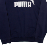 PUMA Mens Sweatshirt Blue Crew Neck S