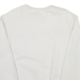 CHAMPION Mens Sweatshirt White Crew Neck M