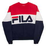FILA Womens Sweatshirt Blue Crew Neck M