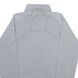 CALVIN KLEIN Golf Womens Sweatshirt Grey 1/4 Zip UK 10