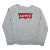 LEVI'S Womens Sweatshirt Grey Crew Neck L