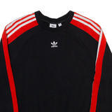 ADIDAS ORIGINALS Womens Sweatshirt Blue Crew Neck UK 8