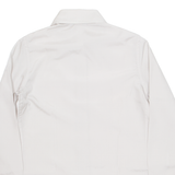 ARIS Womens Shirt Beige Collared Long Sleeve S