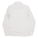 ARIS Womens Shirt Beige Collared Long Sleeve S