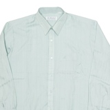 E FHISHHERG Womens Shirt Green Collared Long Sleeve L