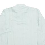 E FHISHHERG Womens Shirt Green Collared Long Sleeve L