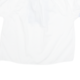 Embroidered Womens Milkmaid Blouse White Floral M